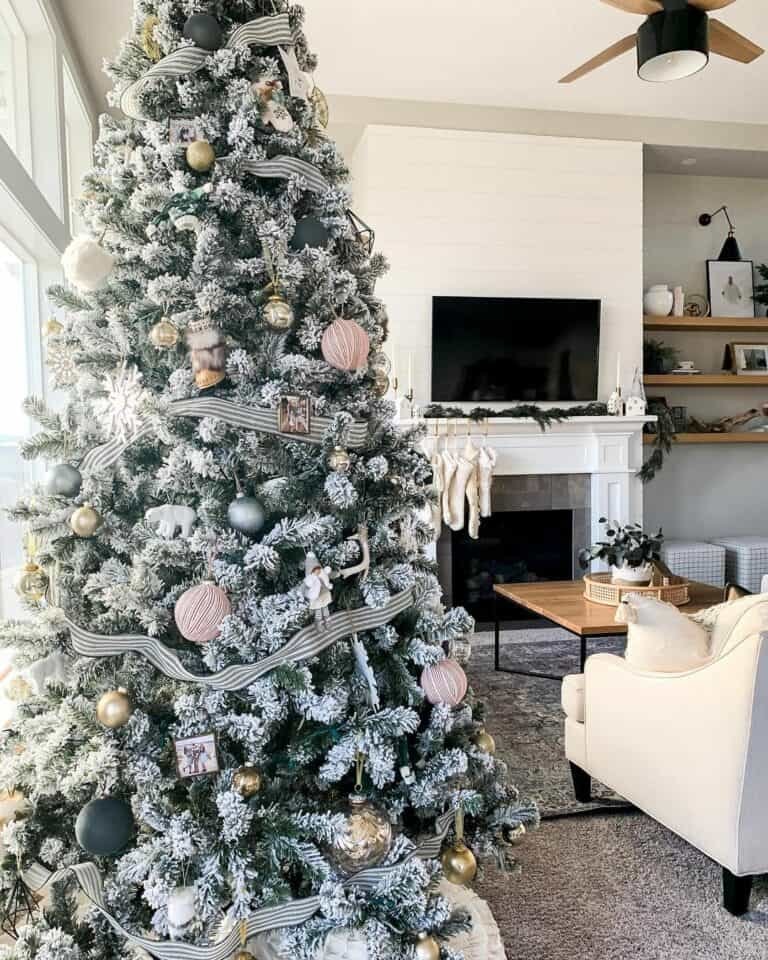Gray Carpet Farmhouse Room