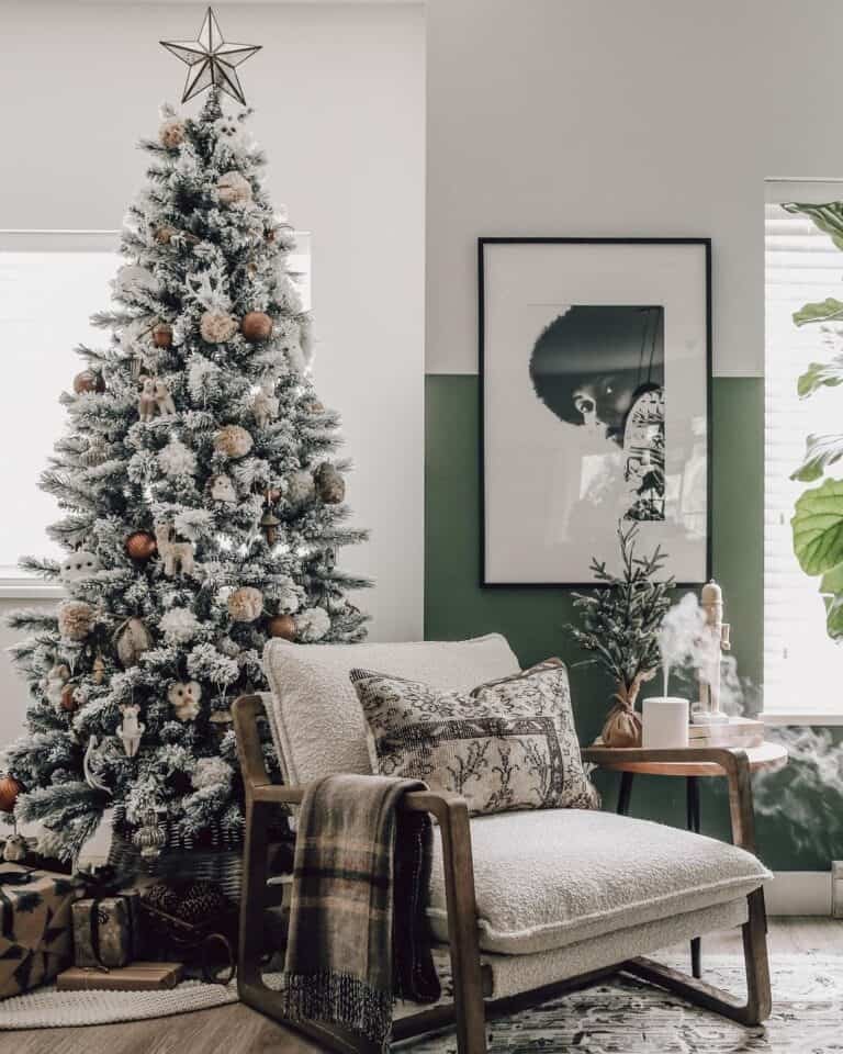 Gray Plaid Throw