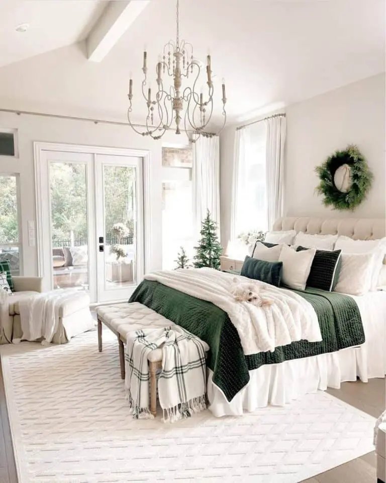 Green Christmas Bedding