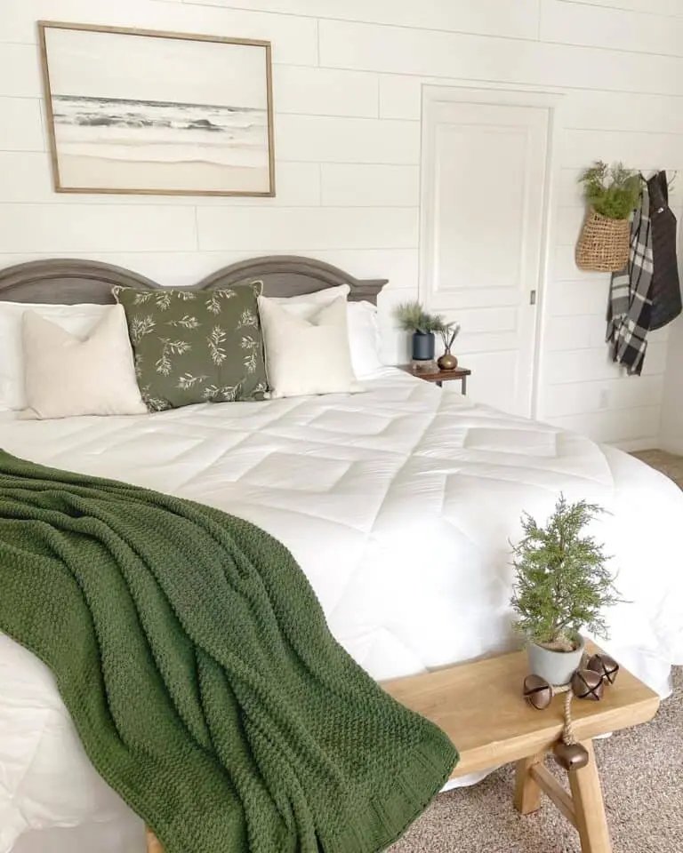 Green Christmas Blanket