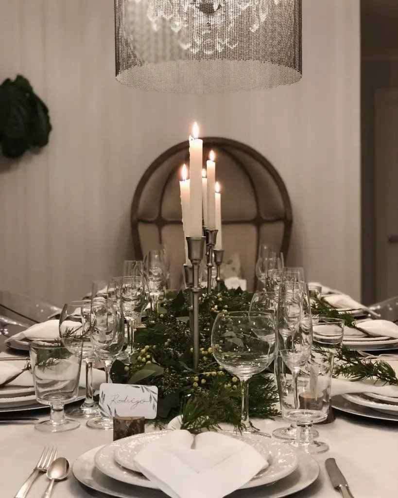 Holiday Candle Tables