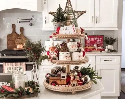 Holiday Tiered Display