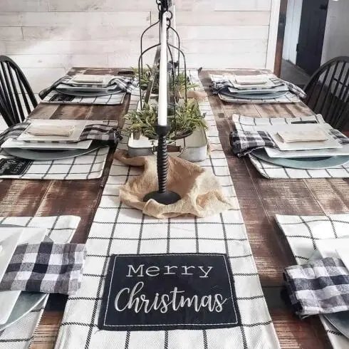 Industrial Christmas Tables