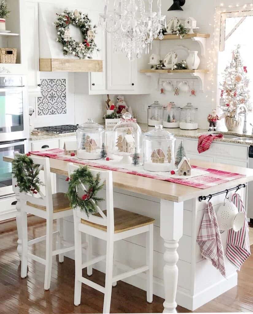 Kitchen Wreath Display