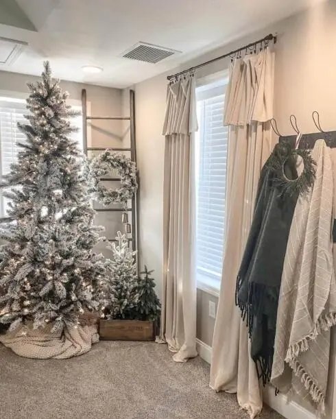 Ladder Christmas Greenery