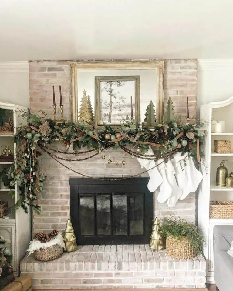 Layered Mantel Garlands