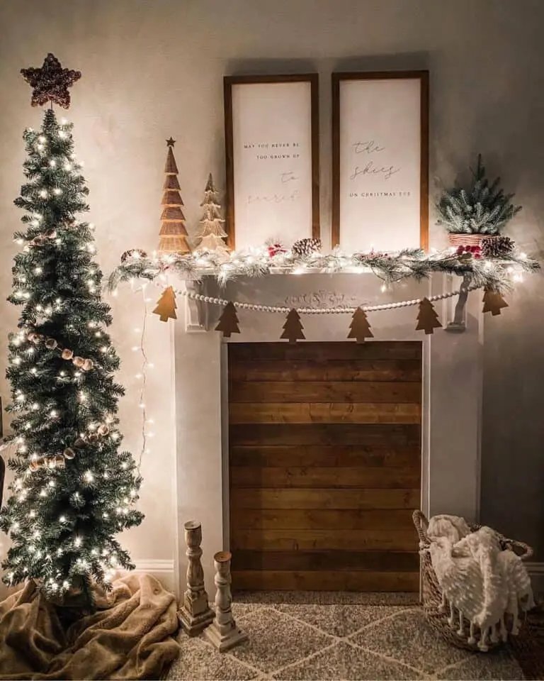 Lighted Pencil Tree