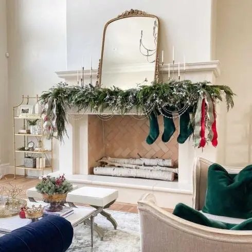 Mantel Mirror Arrangements