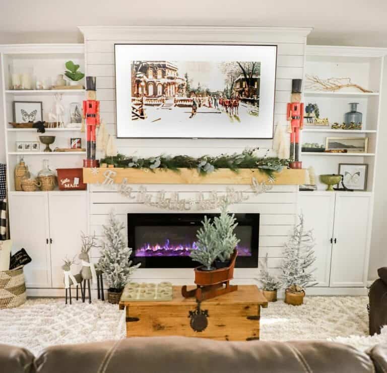 Mantel Nutcracker Display