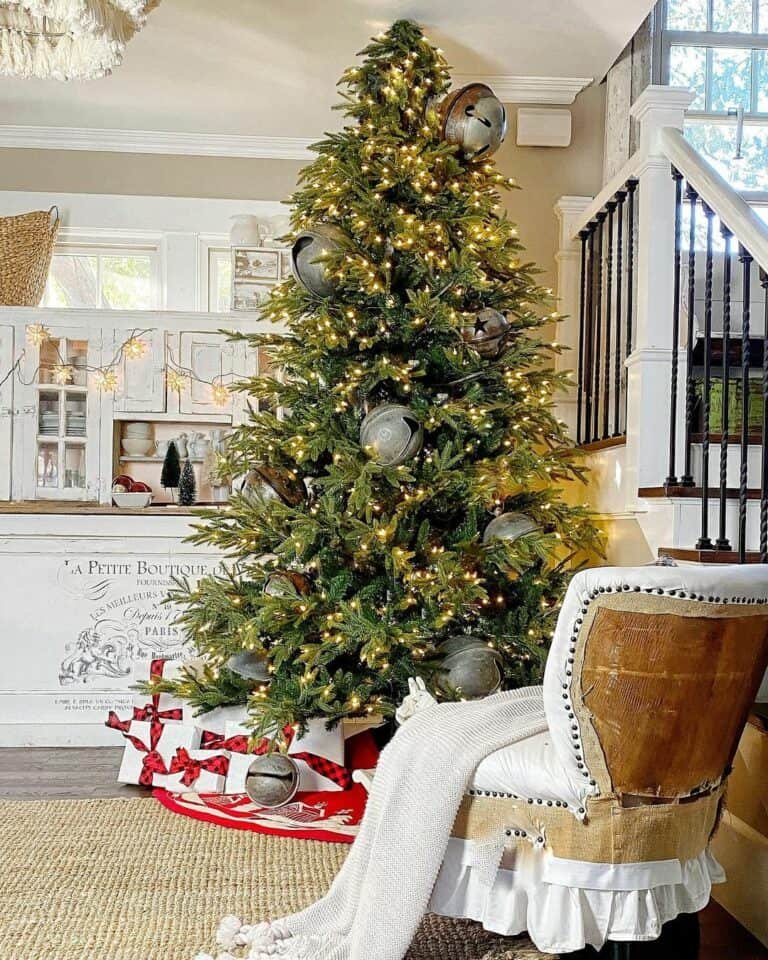 Metal Bell Tree Skirt