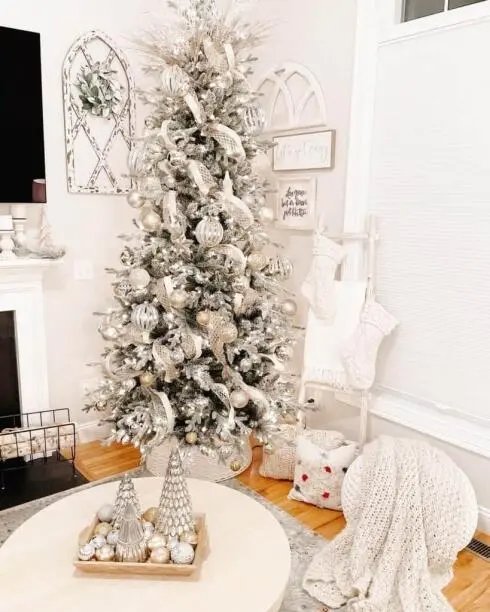 Metallic Tree Ornaments