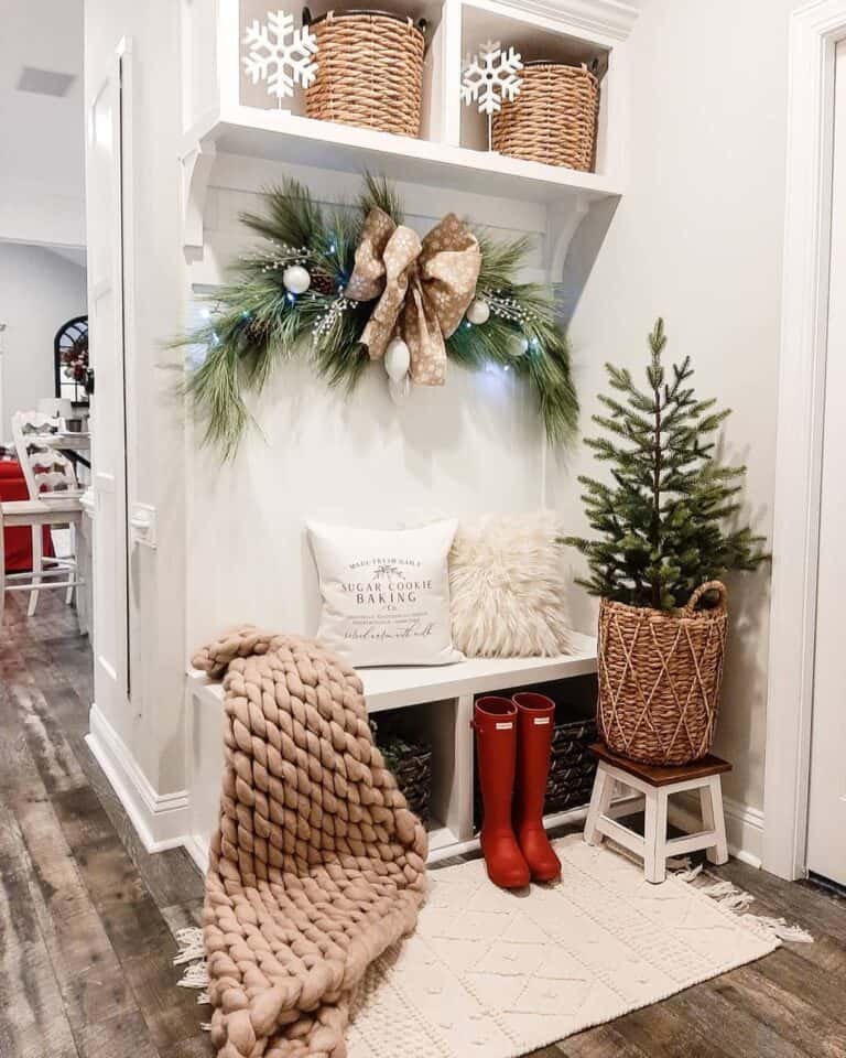 Mudroom Garland Display