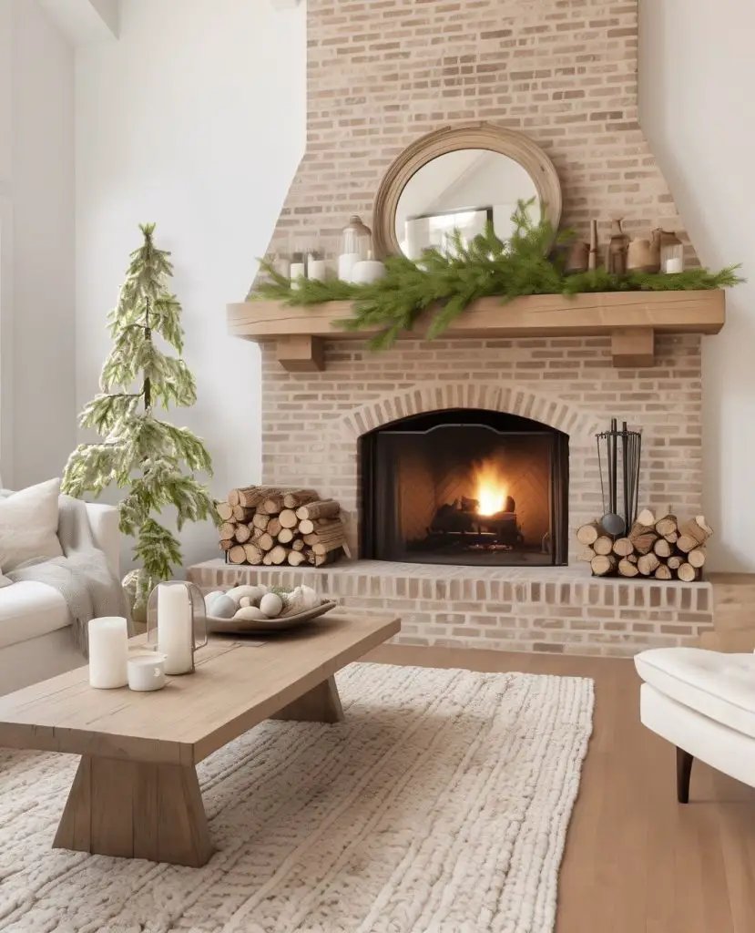 Natural Wood Mantles