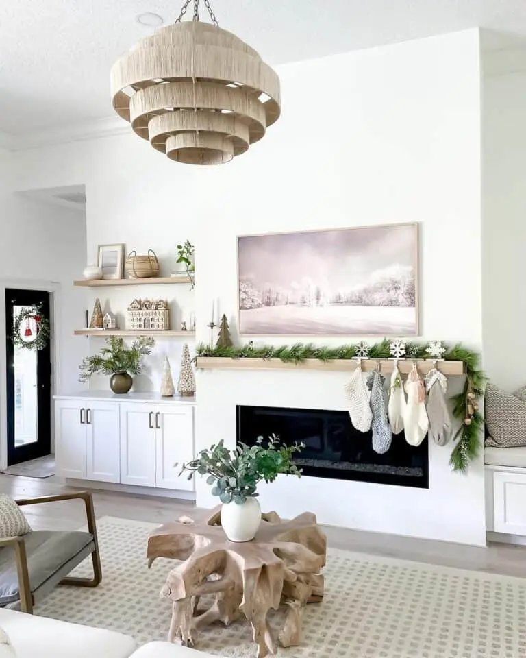 Neutral Holiday Mantle