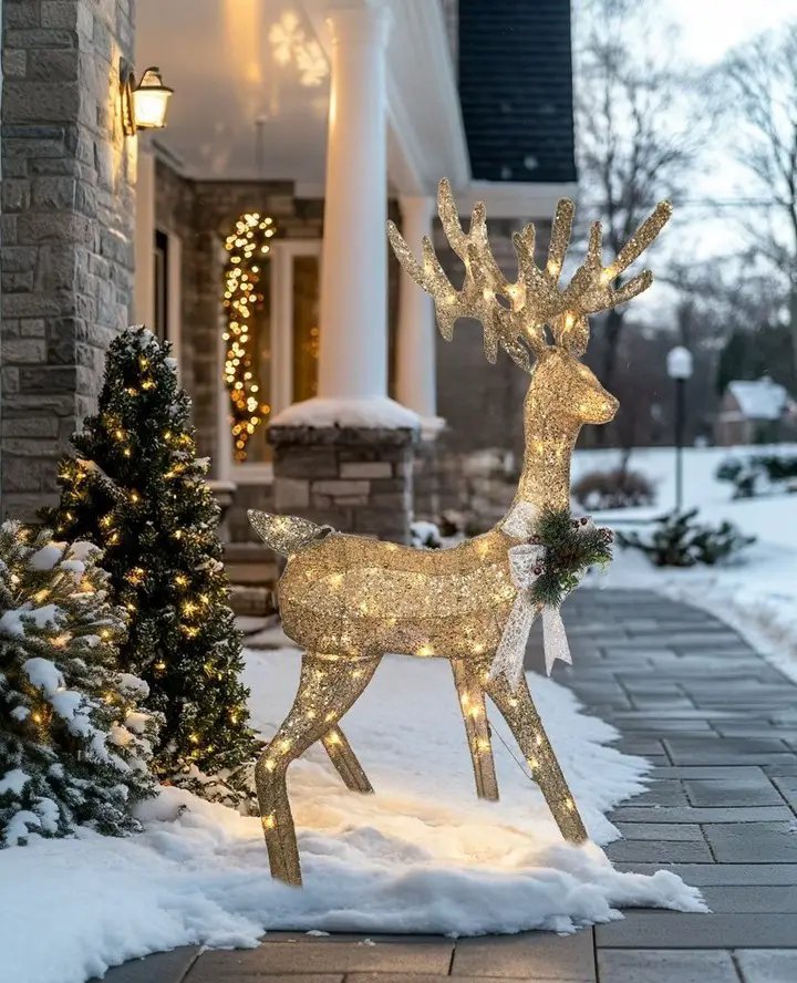 Outdoor Wire Reindeer