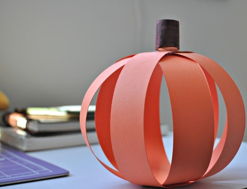 Paper Strip Pumpkin