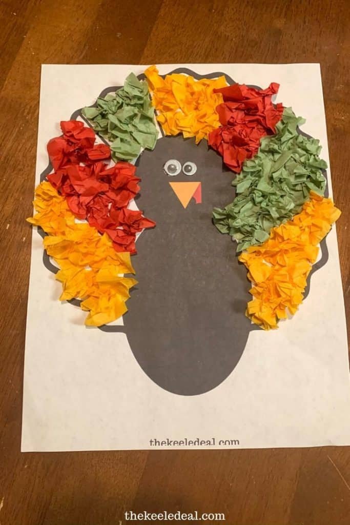 Paper Turkey Craft