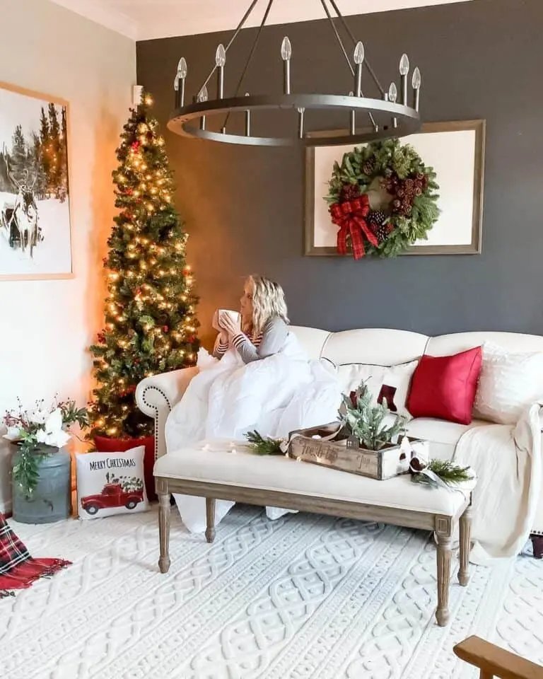 Pencil Tree Living Room