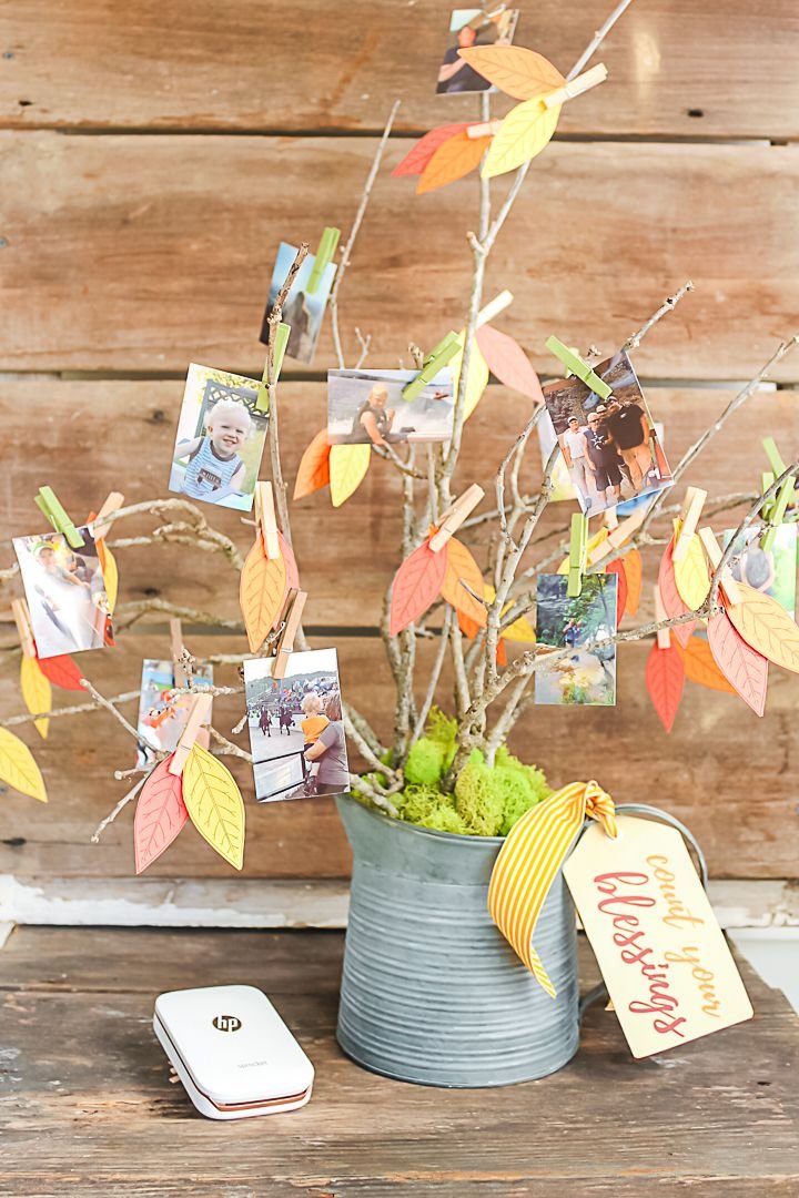 Photo Thanksgiving Tree