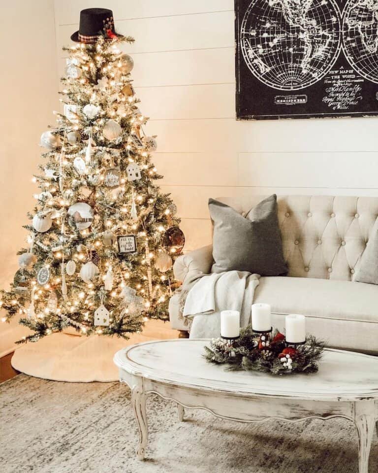 Pine Candle Centerpiece