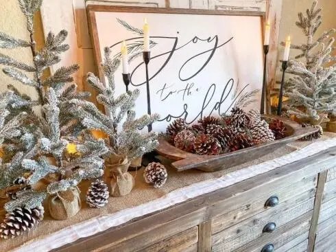 Pine Cone Centerpieces