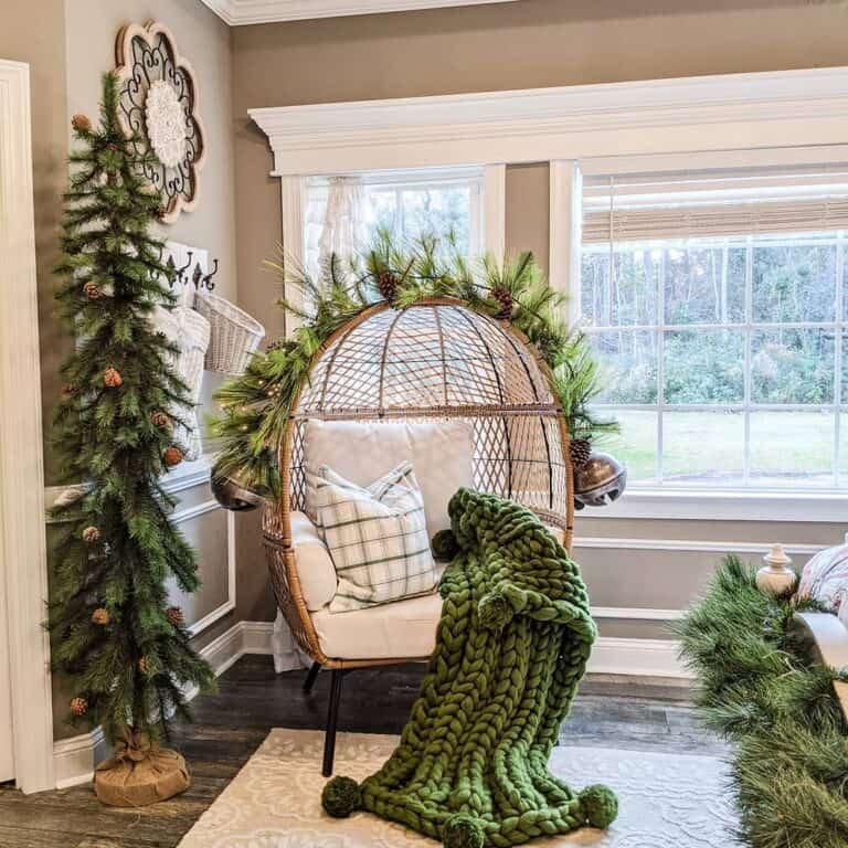 Pine Green Throw