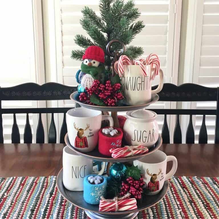 Pine Peppermint Tray