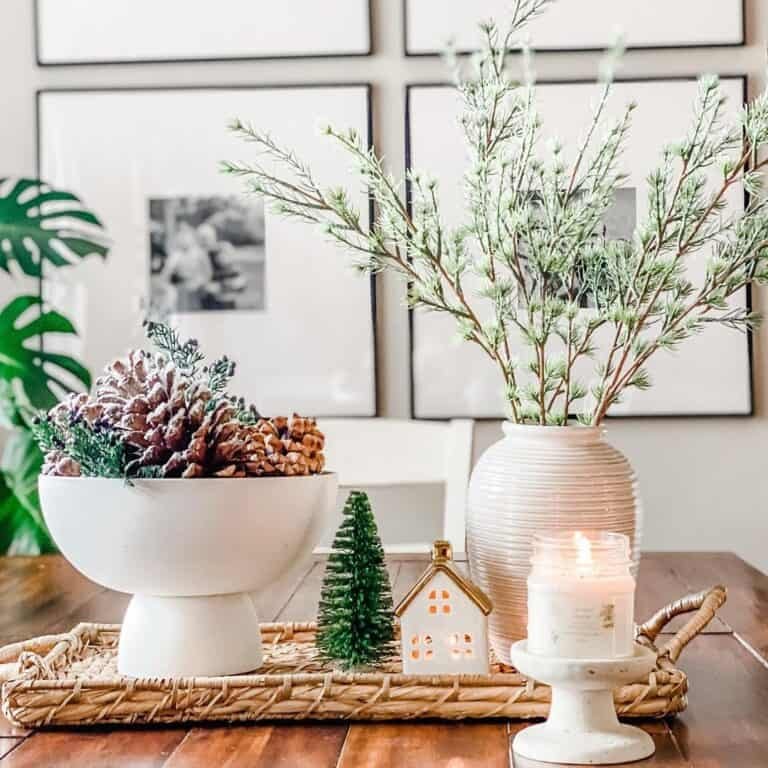 Pinecone Neutral Centerpiece