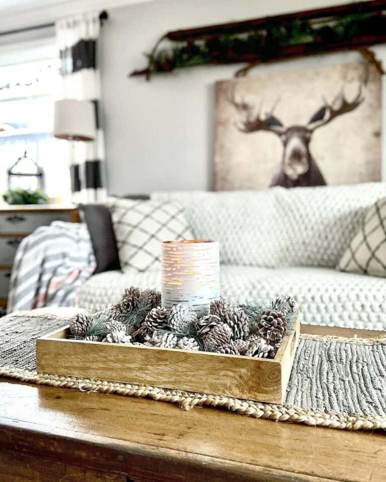 Pinecone Table Display