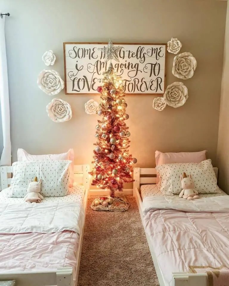 Pink Bedroom Tree