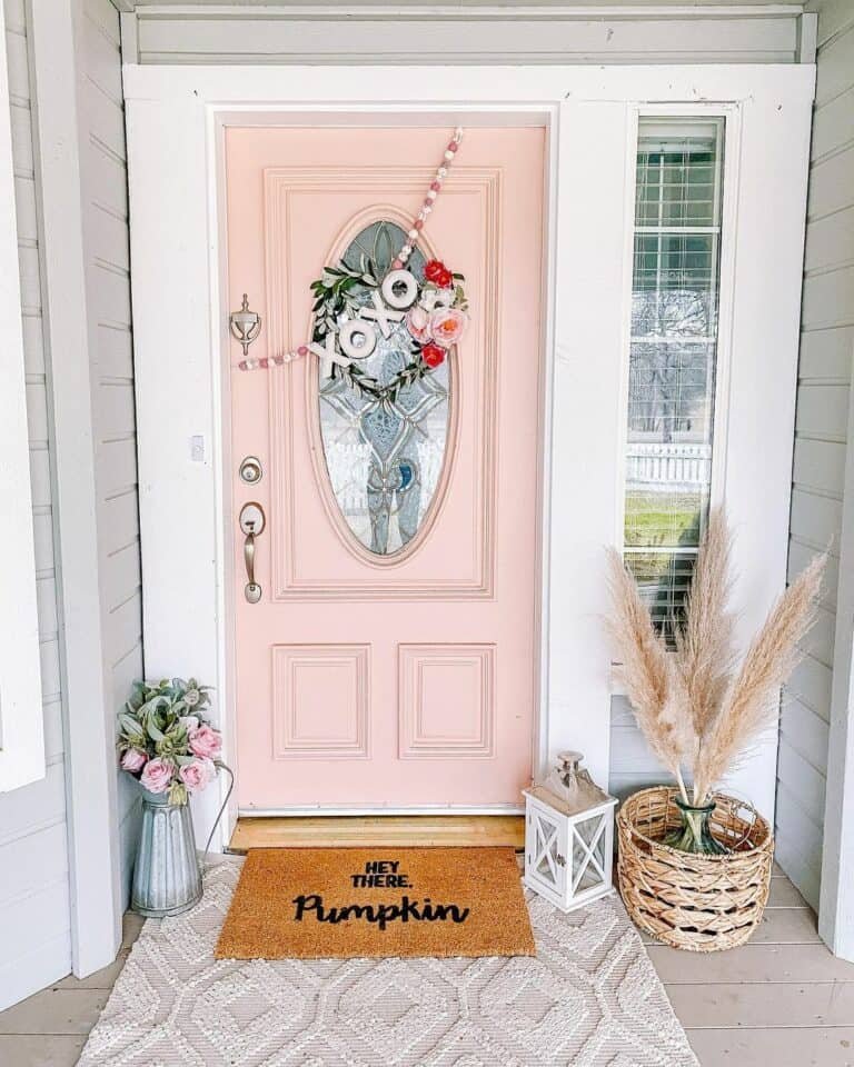 Pink Heart Garland