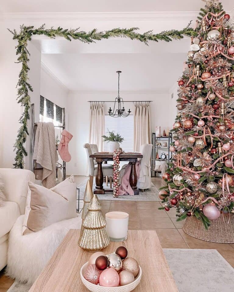 Pink Ornament Display
