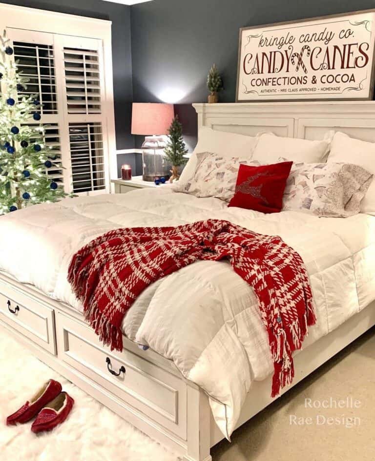 Plaid Bedroom Accents