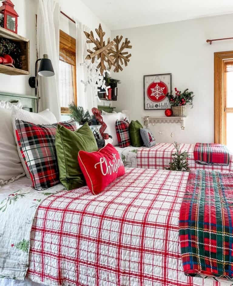 Plaid Bedroom Decorations
