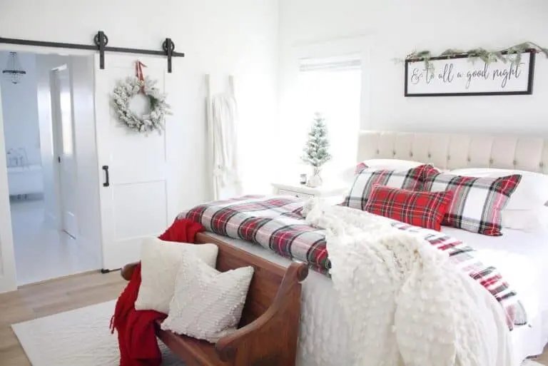 Plaid Christmas Bedding