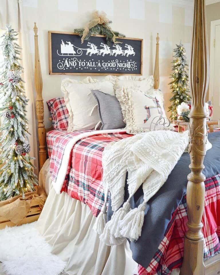 Plaid Christmas Bedding