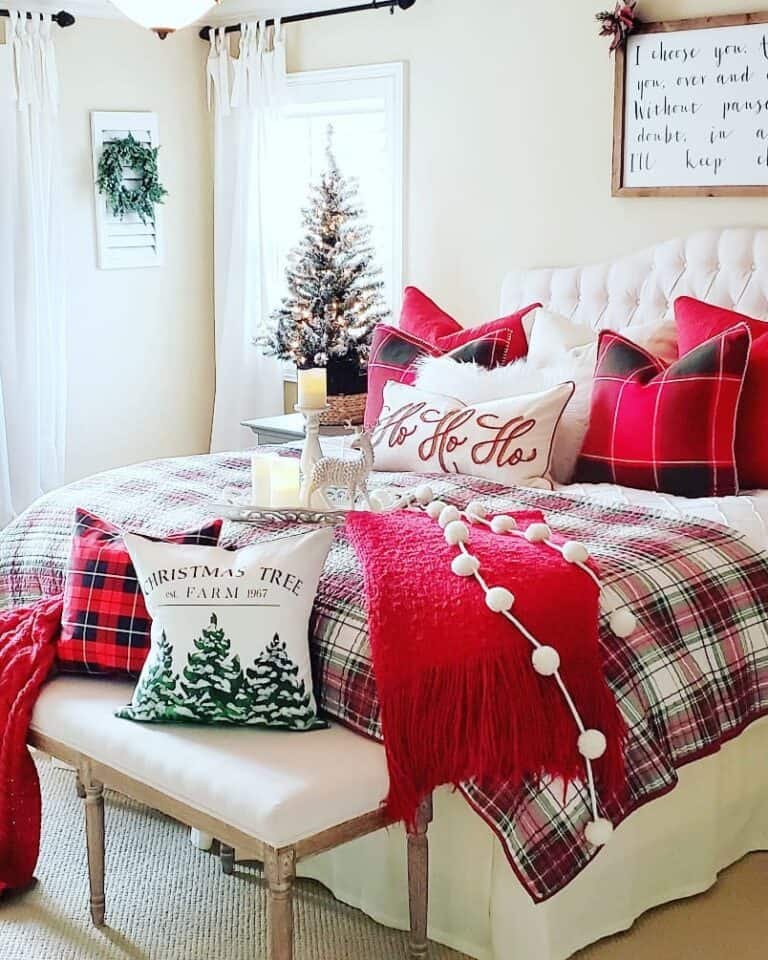 Plaid Christmas Bedding