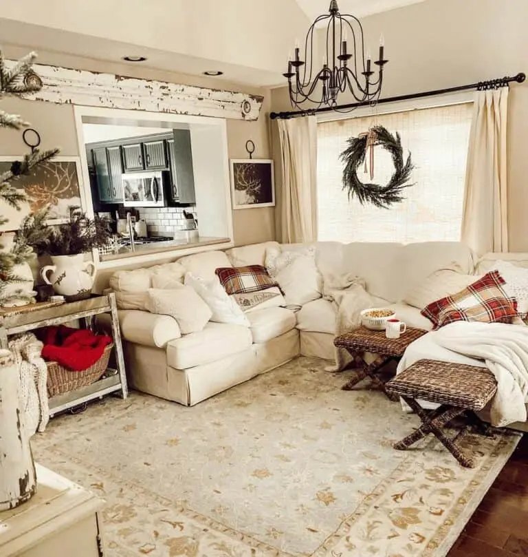 Plaid Living Room
