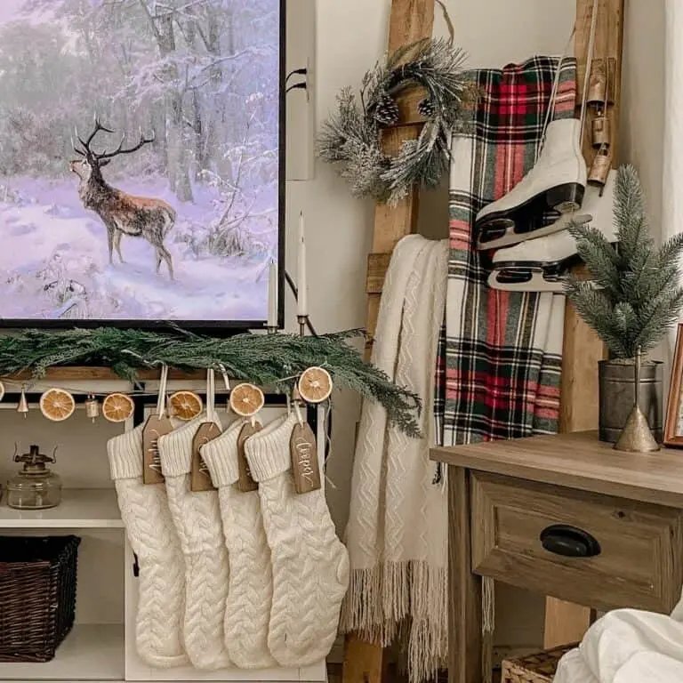 Plaid Living Room