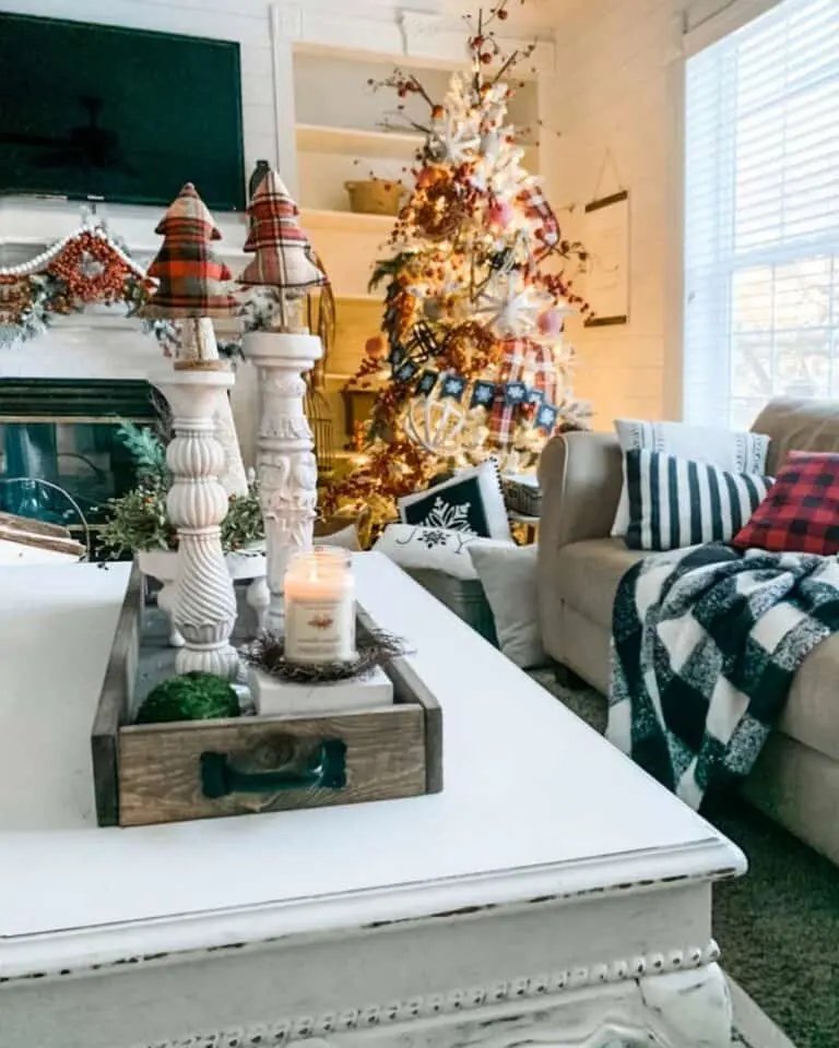 Plaid Ribbon Tree
