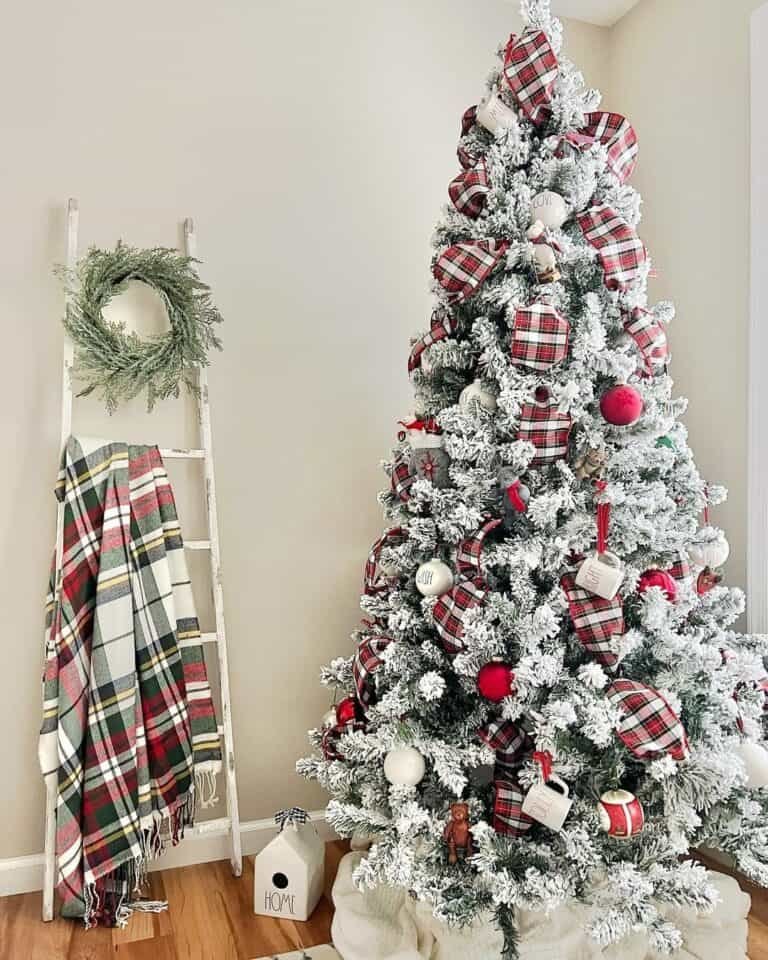 Plaid Ribbon Tree