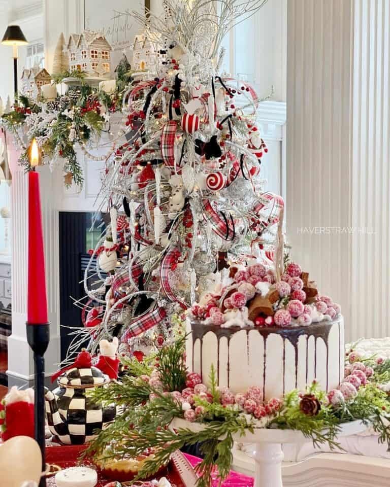 Plaid Ribbon Tree
