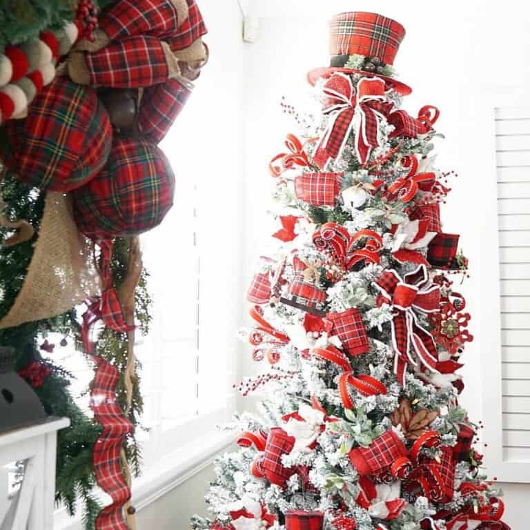 Plaid Ribbon Tree