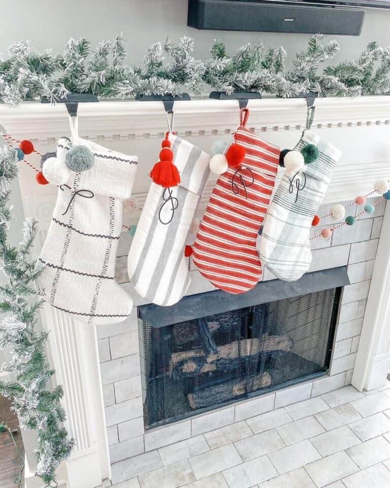 Pom-Pom Garland Display