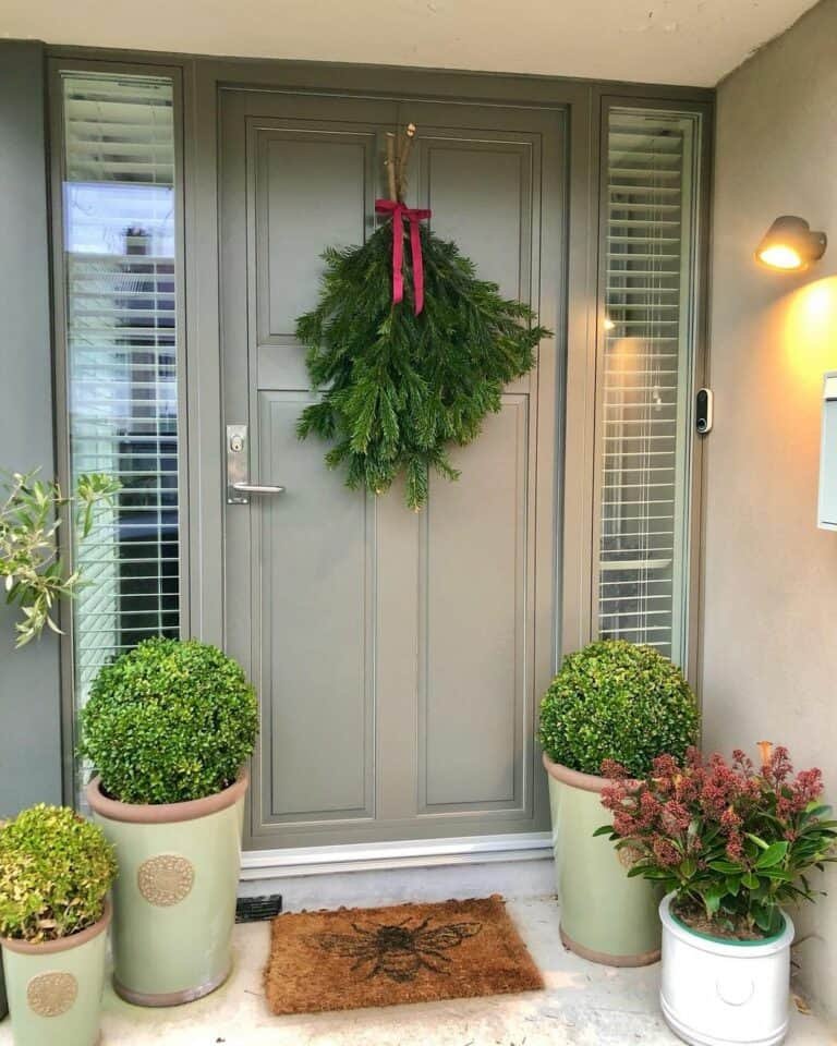 Porch Door Swag