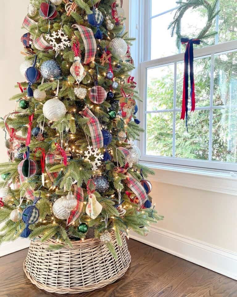 Red Blue Ornaments
