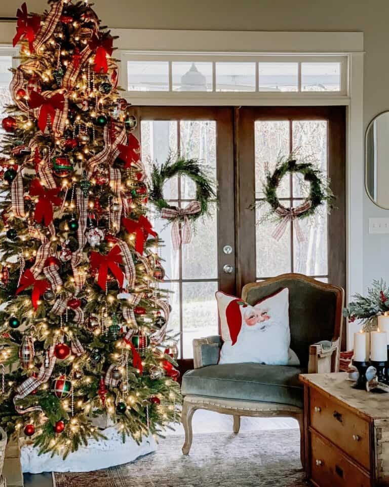 Red Bow Ornaments