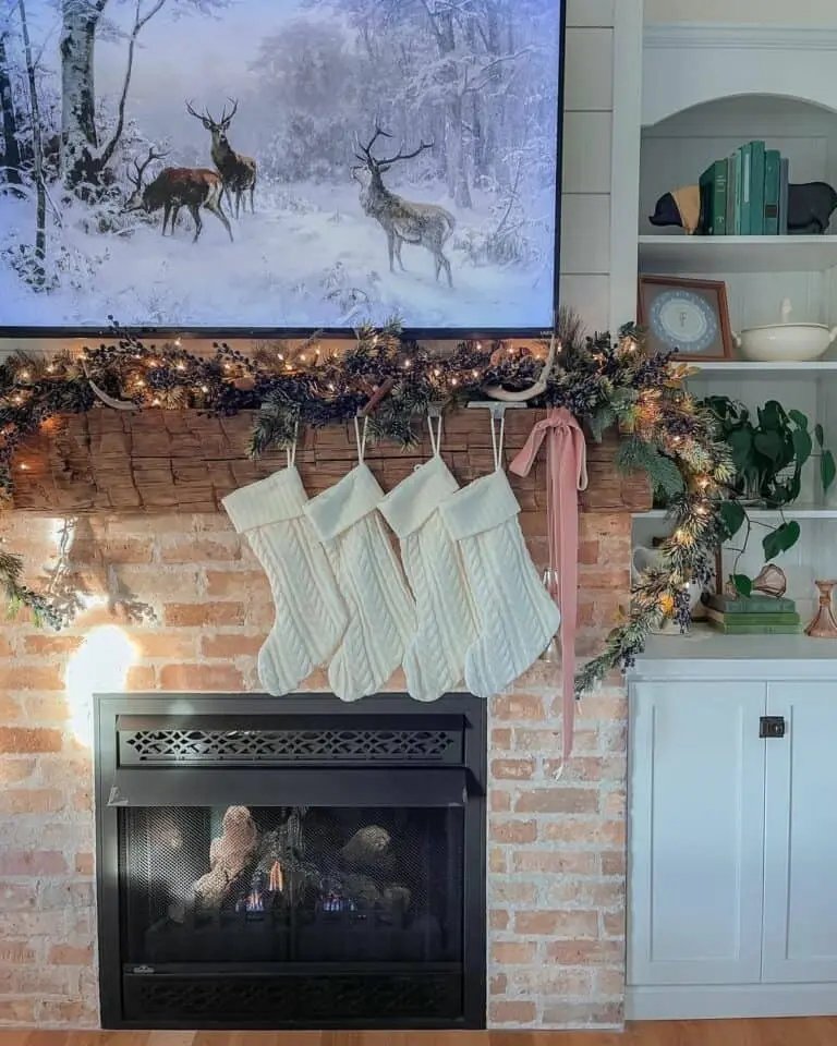 Red Brick Mantel