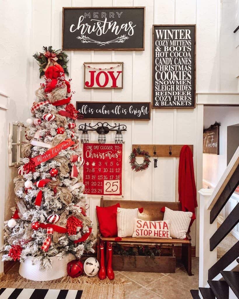 Red Christmas Accents