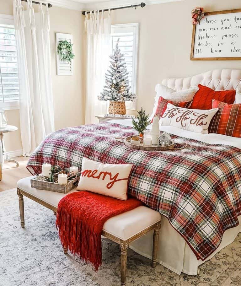 Red Christmas Quilt